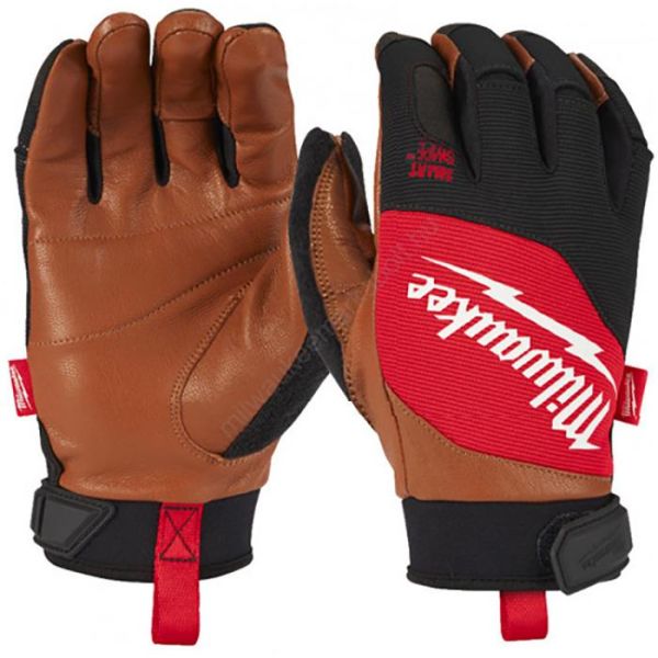 Käsineet Milwaukee Hybrid nahka/synteettinen L/9